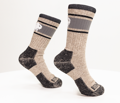Bison Socks - Dark Slate